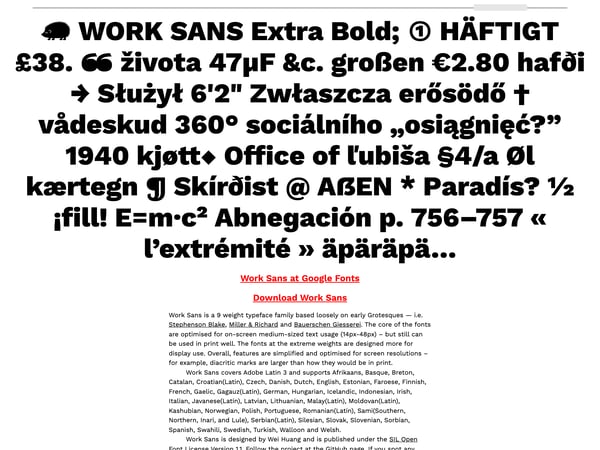 Work Sans